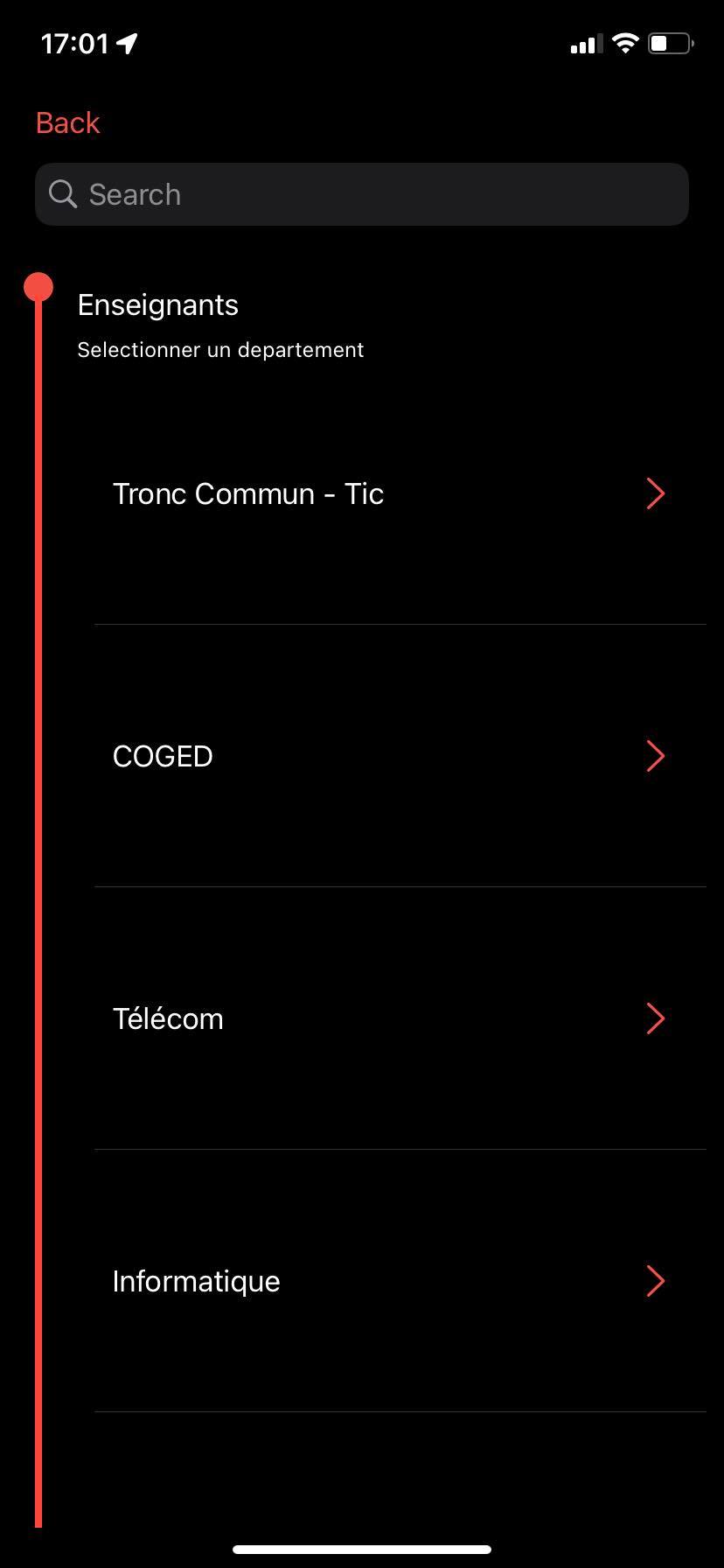 Esprit App - Profil